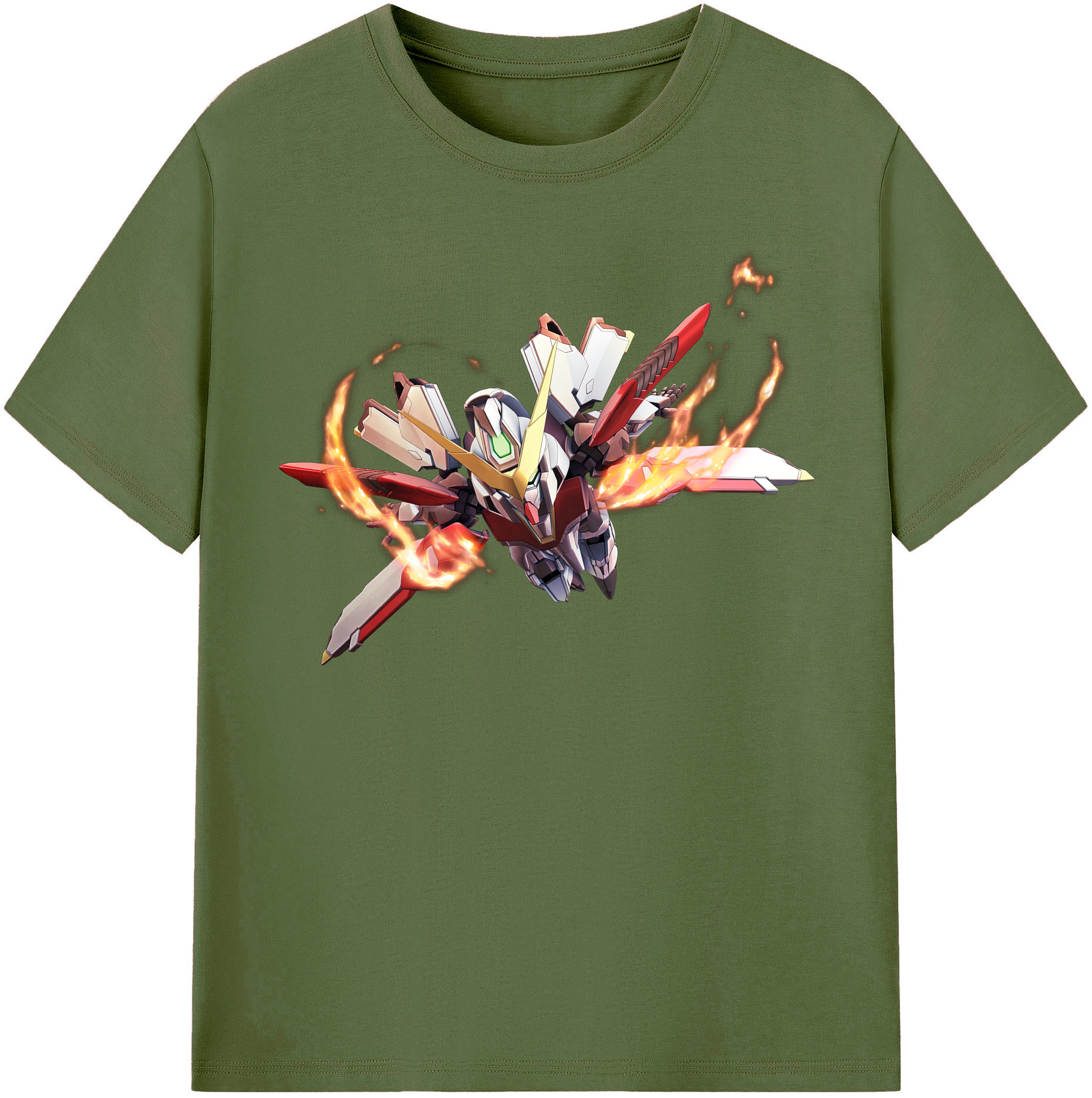 （画像用） 機動戦士ガンダム Mobile Suit Gundam 綿100％半袖Tシャツ（フロントプリント）